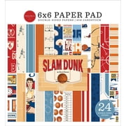 Carta Bella Double-Sided Paper Pad 6X6 24/ Pkg-Slam Dunk