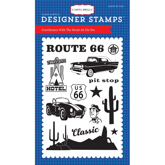 Cartopia: Route 66 4x6 Stamp