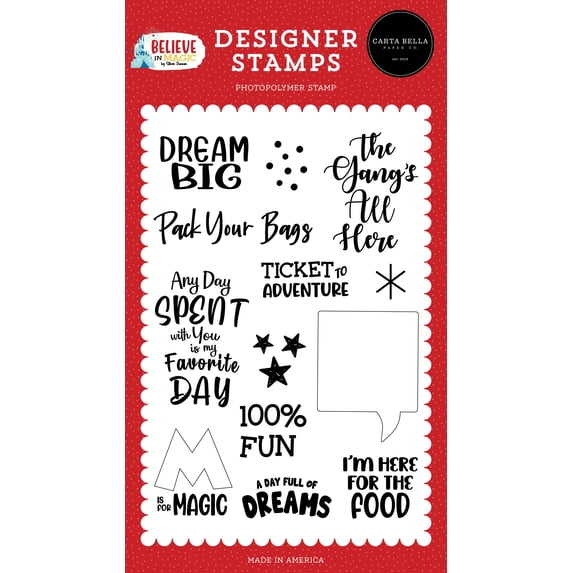 Carta Bella Stamps-M Is For Magic