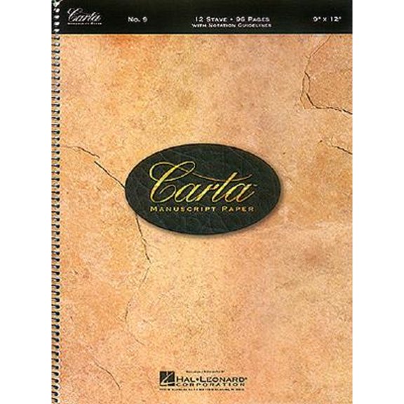 Pre-Owned Carta Manuscript Paper No. 9 - Basic (Paperback) 0793557658 9780793557653