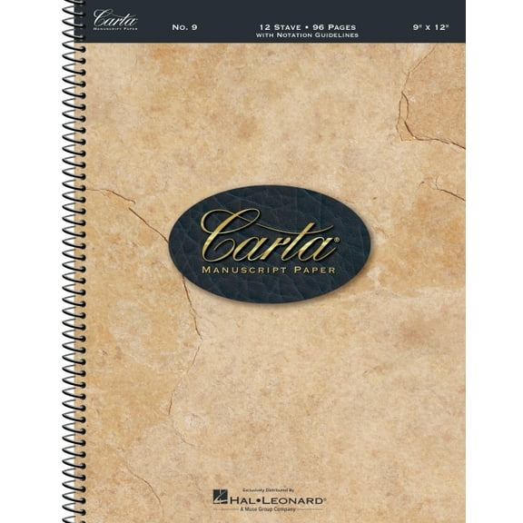 Carta Manuscript Paper No. 9 - Basic, (Paperback)