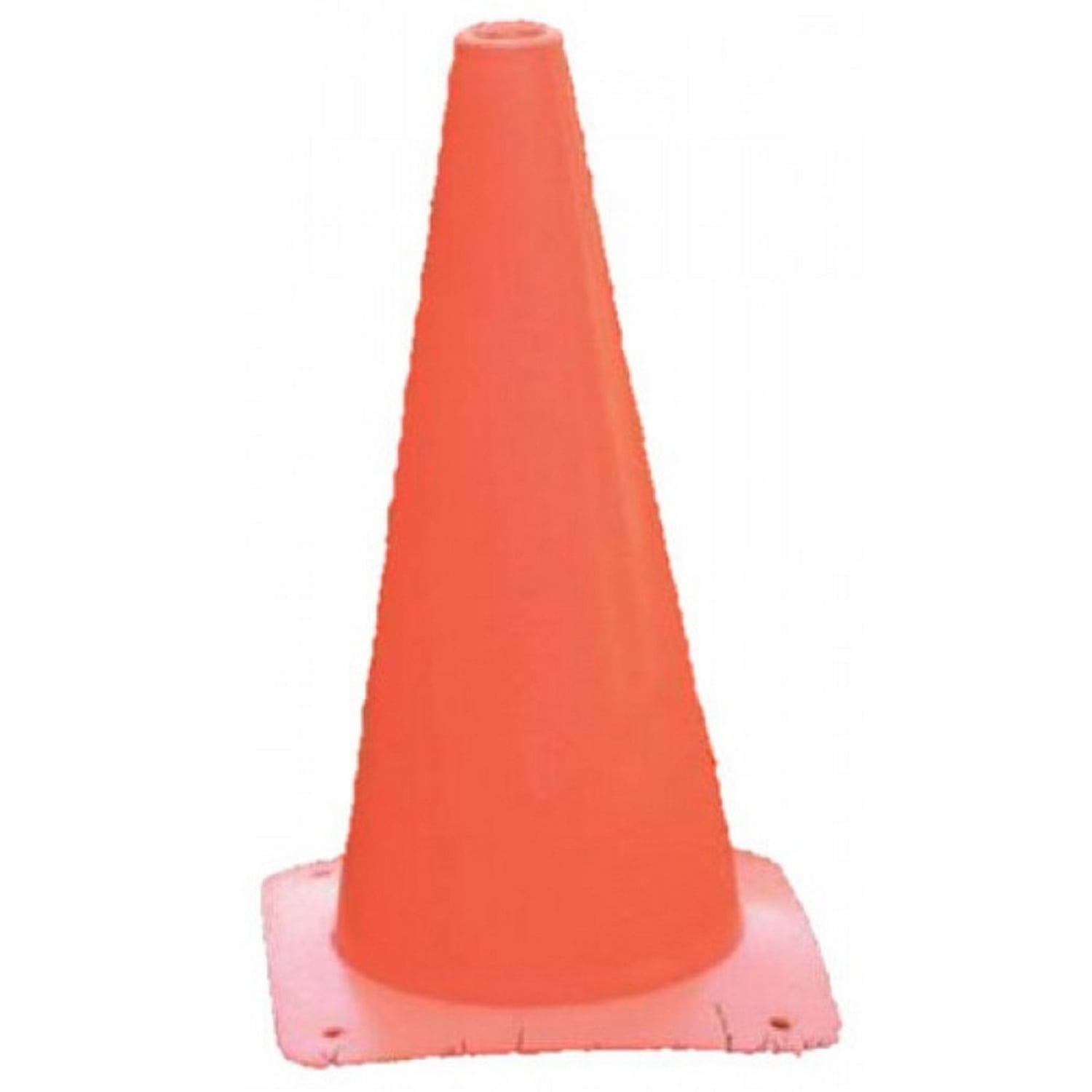 18" Fluorescent Orange PVC Traffic Cone