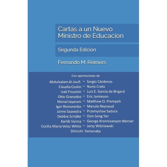 Cartas a un nuevo Ministro de Educacion, (Paperback)