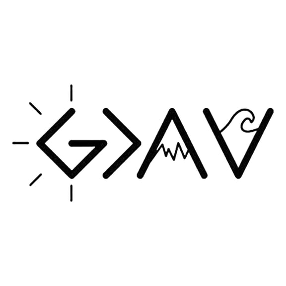 Cartat2s God Decal Sticker for Trucks Cars SUVs Durable Decorative Automotive Styling