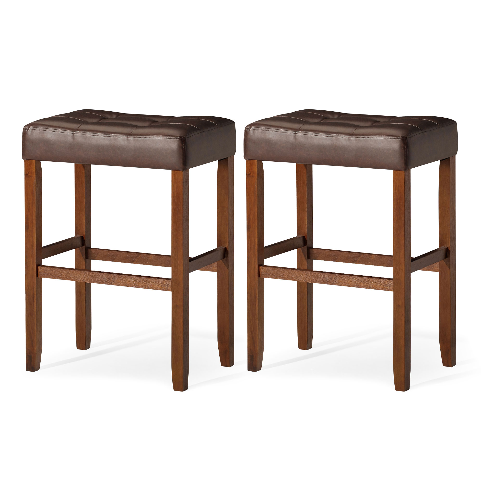 Sawdust City 2 ft. Simple Wood Bench Antique Cream