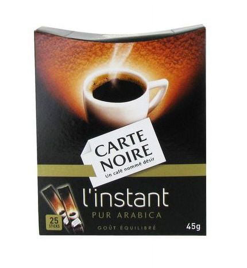 Carte Noire Instant Coffee from France 25 sticks