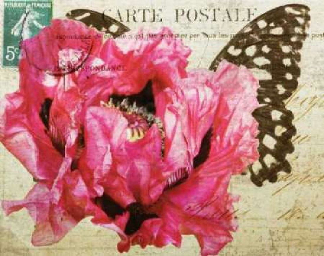 Carte Postale Poppy Canvas Art - Amy Melious (22 x 28)