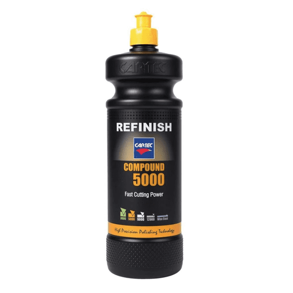 Cartec Compound 5000 1L | Fast Cutting Paint Compound | Scratch & Swirl Remover | 1L