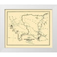thumbnail image 1 of Carter 24x20 White Modern Wood Framed Museum Art Print Titled - Portsmouth and Concord Railroad - Carter 1845, 1 of 4