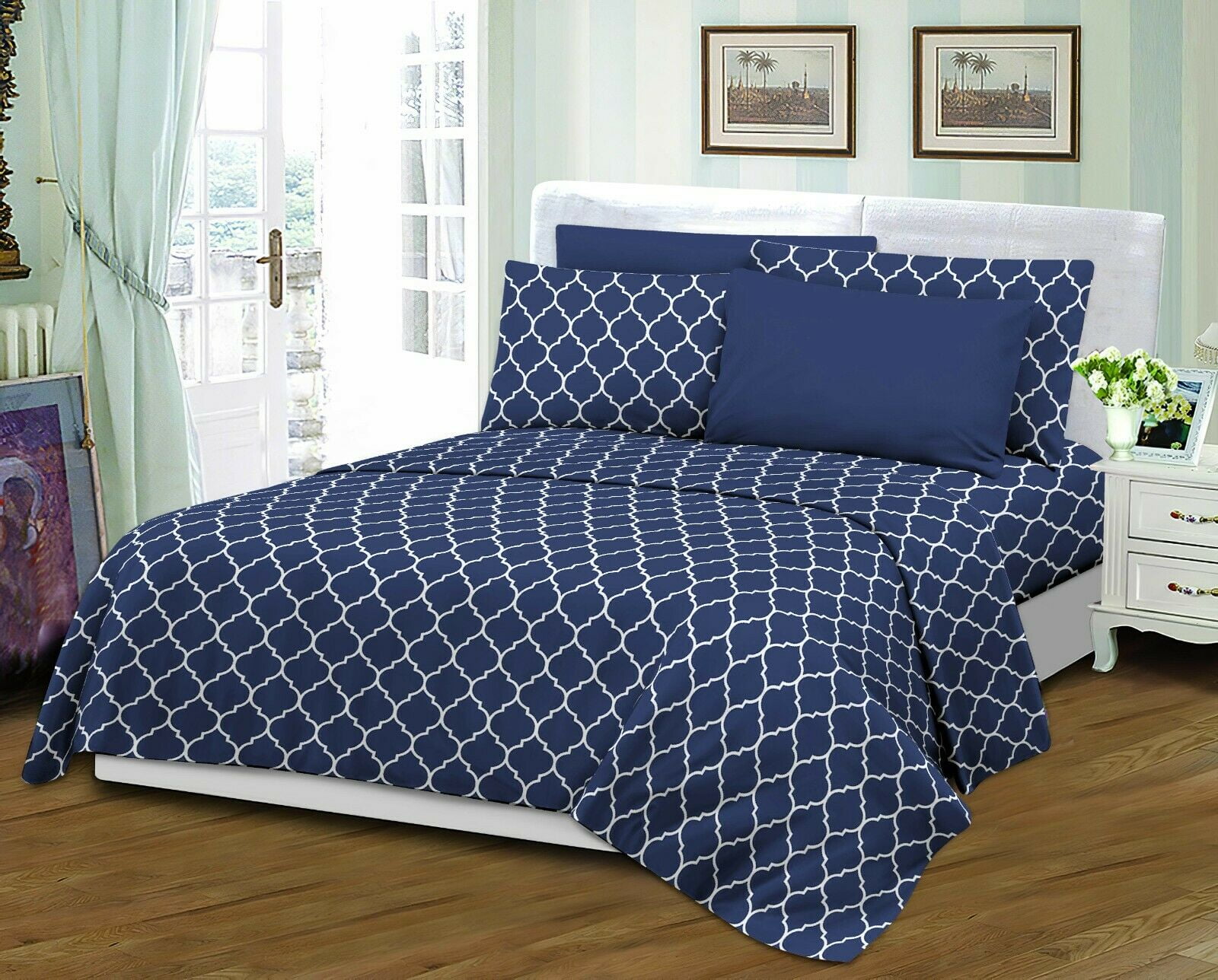 Navy Ultra Soft 6-pc. Queen Sheet Set