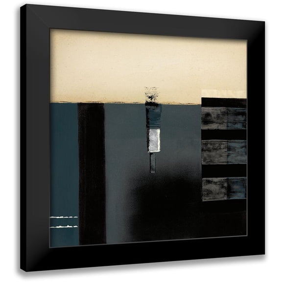 Carter, Brad 15x15 Black Modern Framed Museum Art Print Titled - MIDNIGHT BLUES I