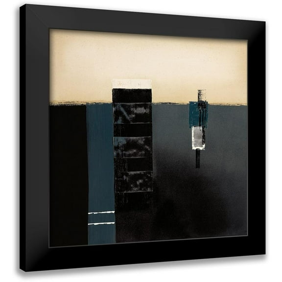 Carter, Brad 20x20 Black Modern Framed Museum Art Print Titled - MIDNIGHT BLUES II
