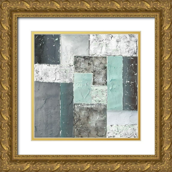 Carter, Brad 20x20 Gold Ornate Wood Framed with Double Matting Museum Art Print Titled - QUADRANGLE II