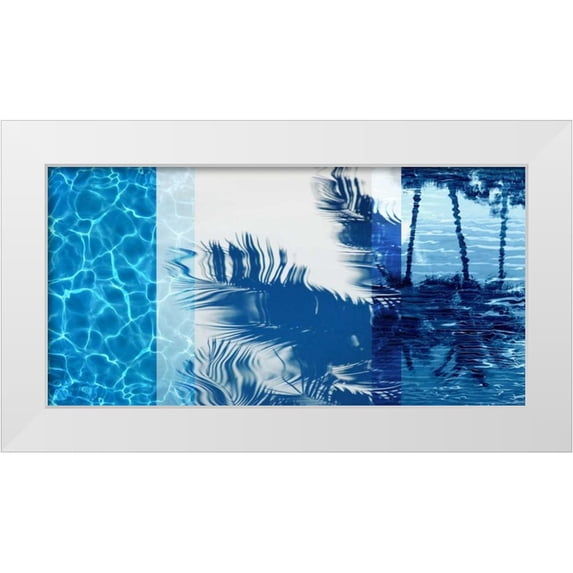 Carter, Charlie 14x9 White Modern Wood Framed Museum Art Print Titled - Palm Resort I
