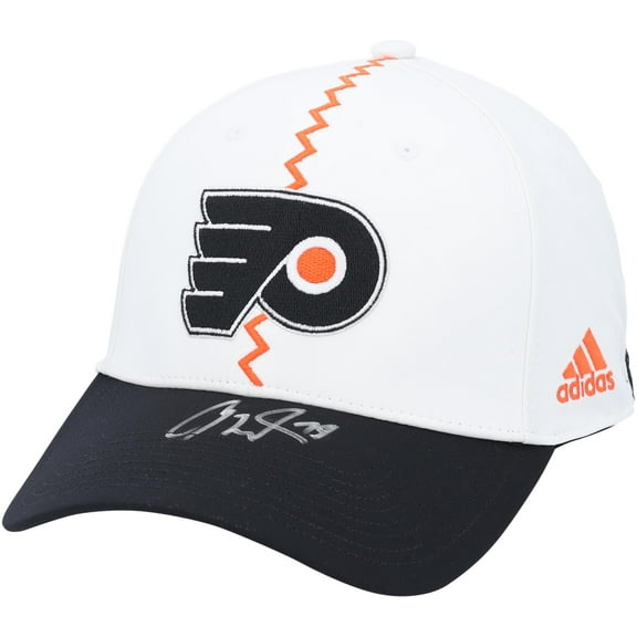 Carter Hart Philadelphia Flyers Autographed 2022-23 Reverse Retro Cap - Fanatics Authentic Certified