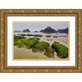 thumbnail image 1 of Carter, Jean 18x13 Gold Ornate Wood Framed with Double Matting Museum Art Print Titled - Oregon, Seal Rock SP Rocky beach at low tide, 1 of 4