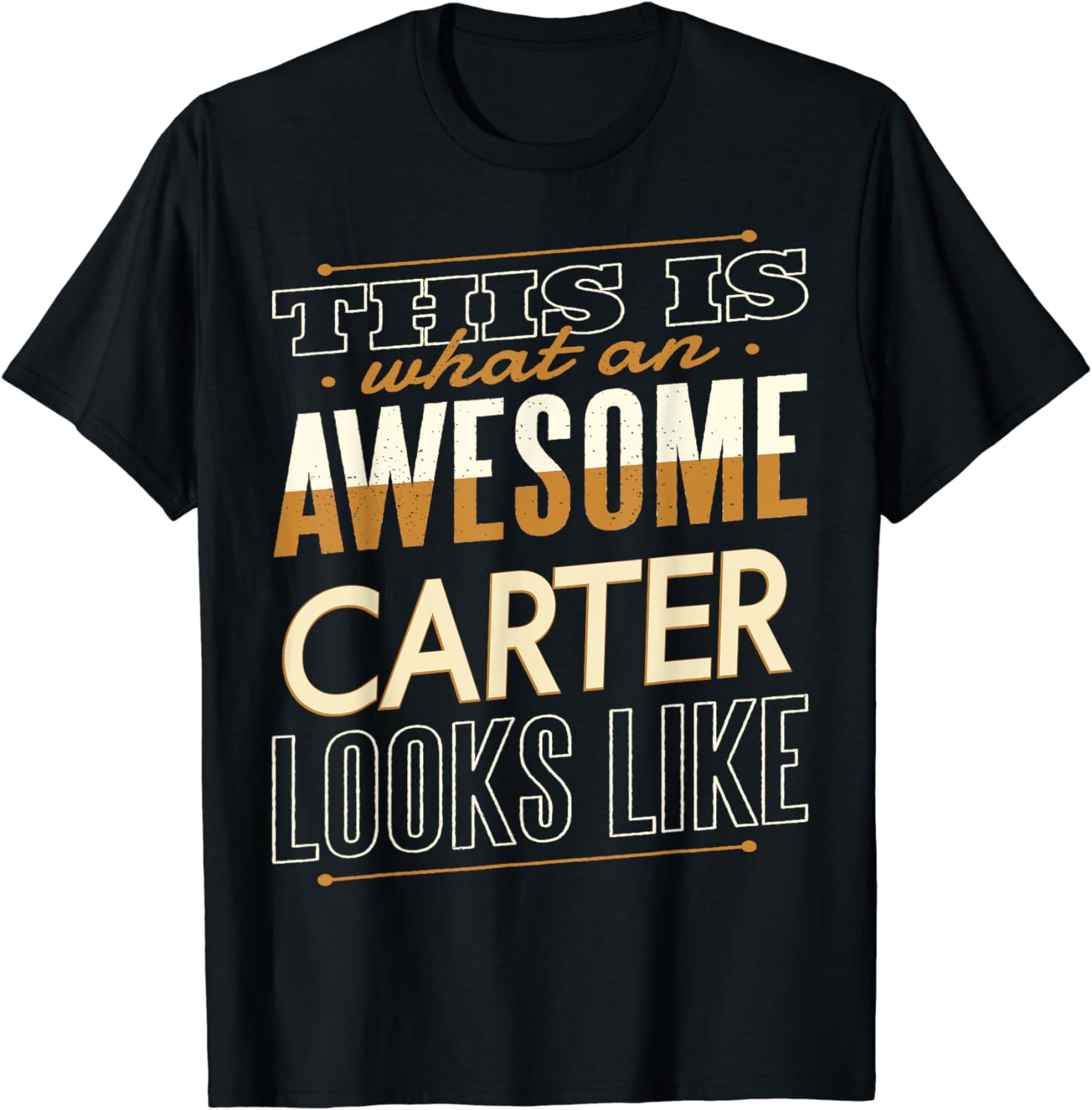 Carter Last Name Surname Funny Matching Family Reunion TShirt