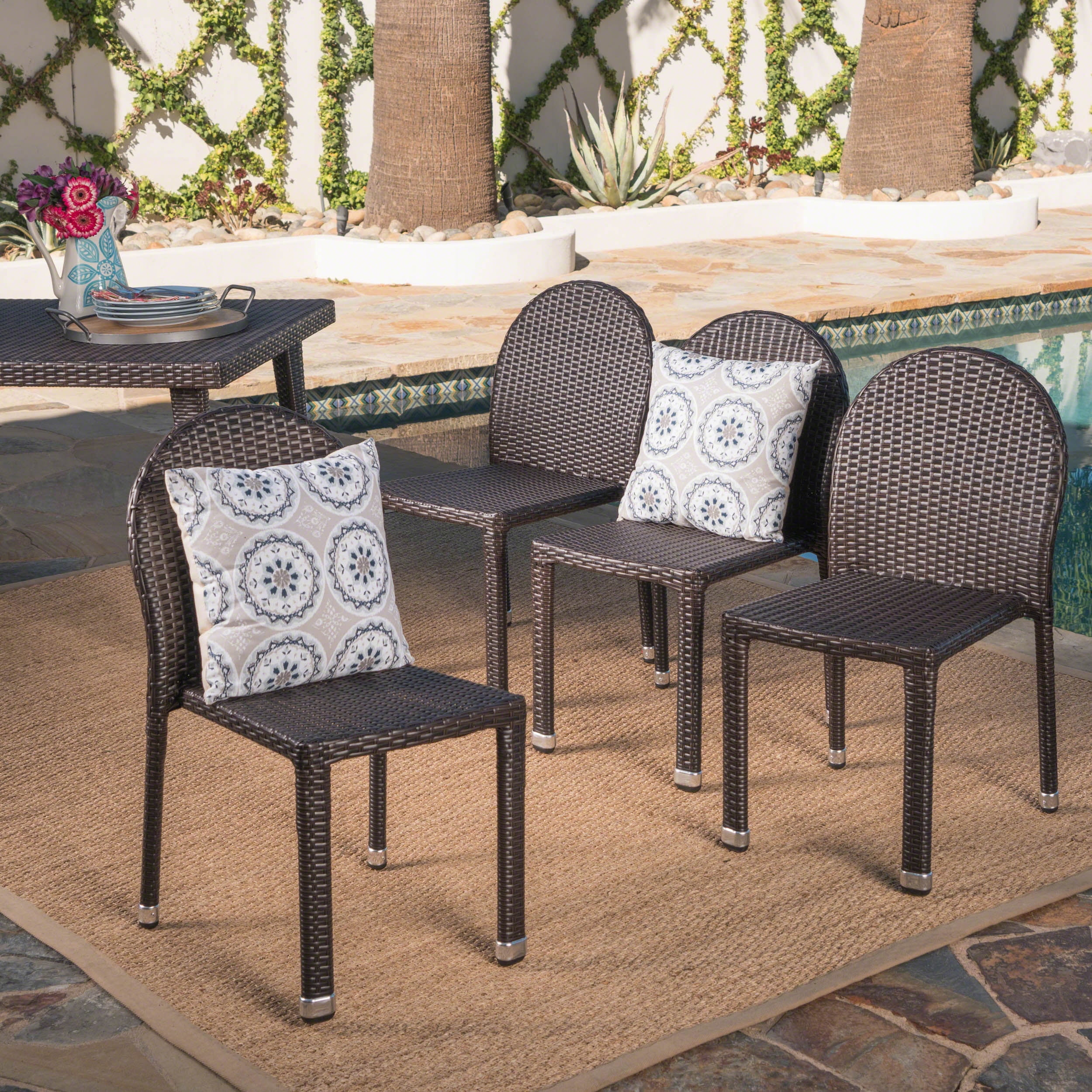 Outdoor Furniture Home Depot Stackable Wicker Chairs Carter