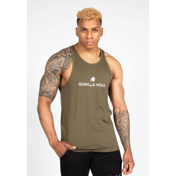 Carter Stretch Tank Top - Army Green