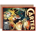 thumbnail image 1 of Carter The Great The Magician Advertising Birthday Greetings Card Plus Envelope Blank inside, 1 of 3