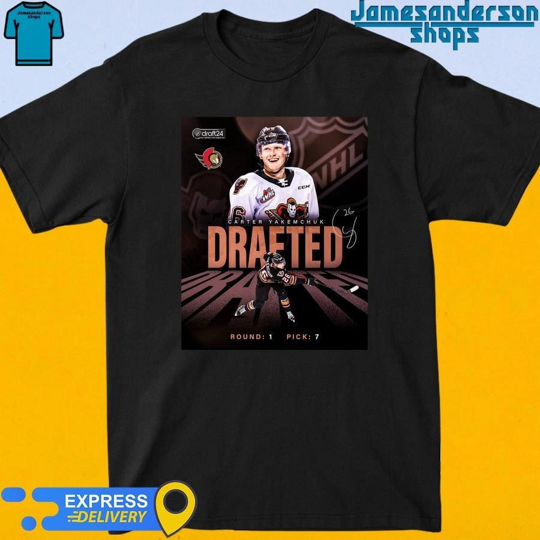 Carter Yakemchuk Draft 2024 Las Vegas Signature Shirt
