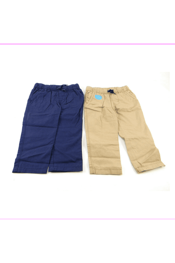 2-PK Baby/Toddler Boy's Beige/Blue Pants/Bottom Size 5T
