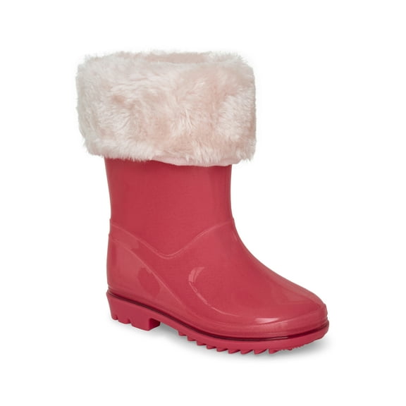 Carter's Adley Kid's Faux-Fur Lined Fashion Rainboot, Sizes 4-12