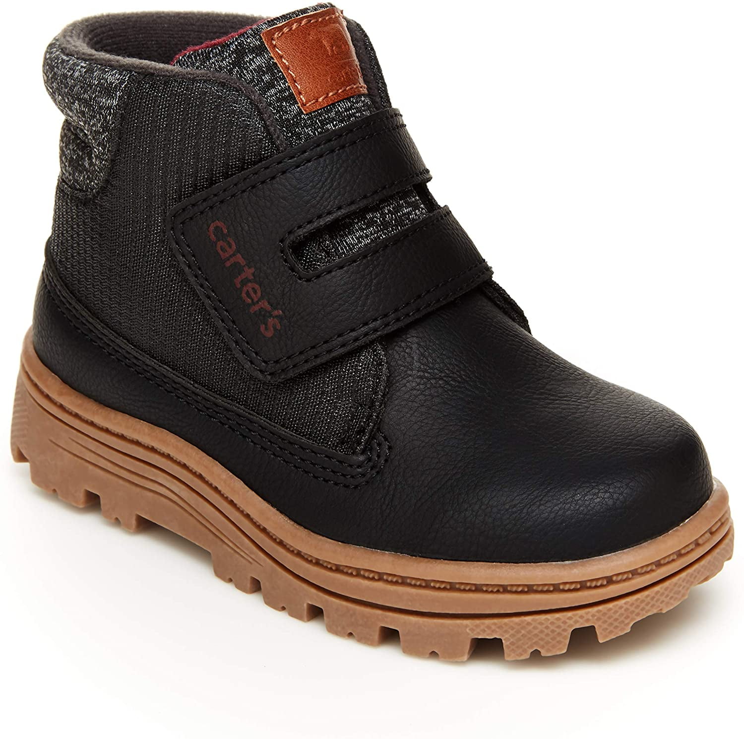 Carter's BLACK Kelso Toddler/ Boys' Ankle Boots,8 Walmart