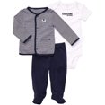 thumbnail image 1 of Carter's Baby Boys' 3 Pc Footed Set - Navy Elephant - 6 Months, 1 of 2