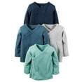 thumbnail image 1 of Carter's Baby Boys 4-Pack Cotton Kimono Tees, 1 of 1