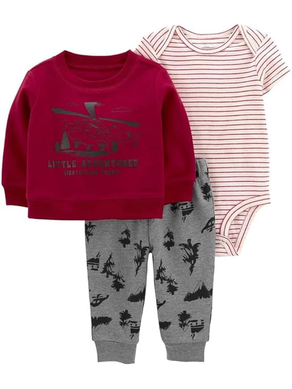 Baby Boys' Cardigan Sets, Little Adventurer sightseeing tours, 18m