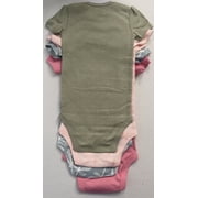 Carters Baby Girls 4-Pack Dragon Fly Print Multipack Short-Sleeve Cotton Bodysuit 24M