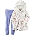 thumbnail image 1 of Carter's Baby Girls' 2 Pc Playwear Sets 239g228, Floral Pink/Purple, 9M, 1 of 1