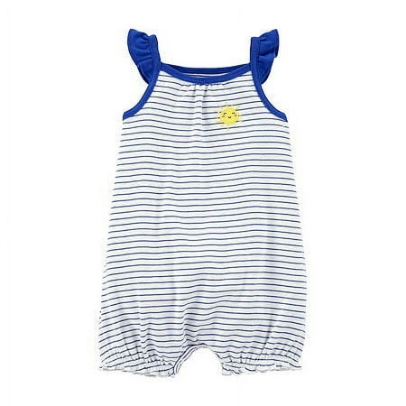 Carter's Baby Girls Baby Creeper, 18 Months , Blue