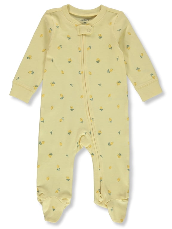 Baby Girls' Footed Bee Coveralls Color: yellow Size: newborn