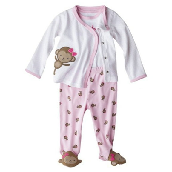 Carter's Baby Girls' Infant 3pc Set Pink 6 Months