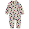 thumbnail image 1 of Carter's Baby Girls' Sherpa Coveralls - pink/blue, 9 months (Newborn), 1 of 4
