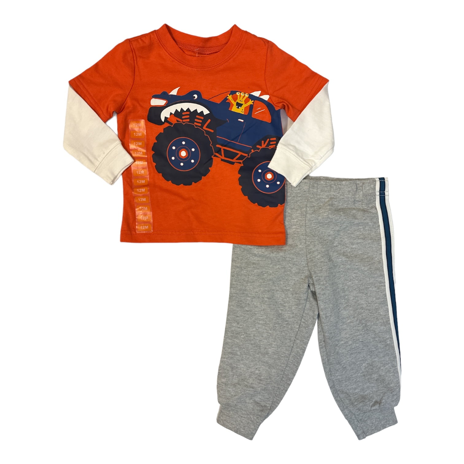 Carter's monster online truck pajamas