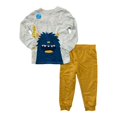 thumbnail image 1 of Carter's Boy's Baby & Toddler 2 Piece Long Sleeve & Jogger Pant Outfit Set (Little Monster, 3T), 1 of 1