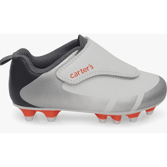 Carter's Boy's Fica Sport Cleats, White, 10 Toddler