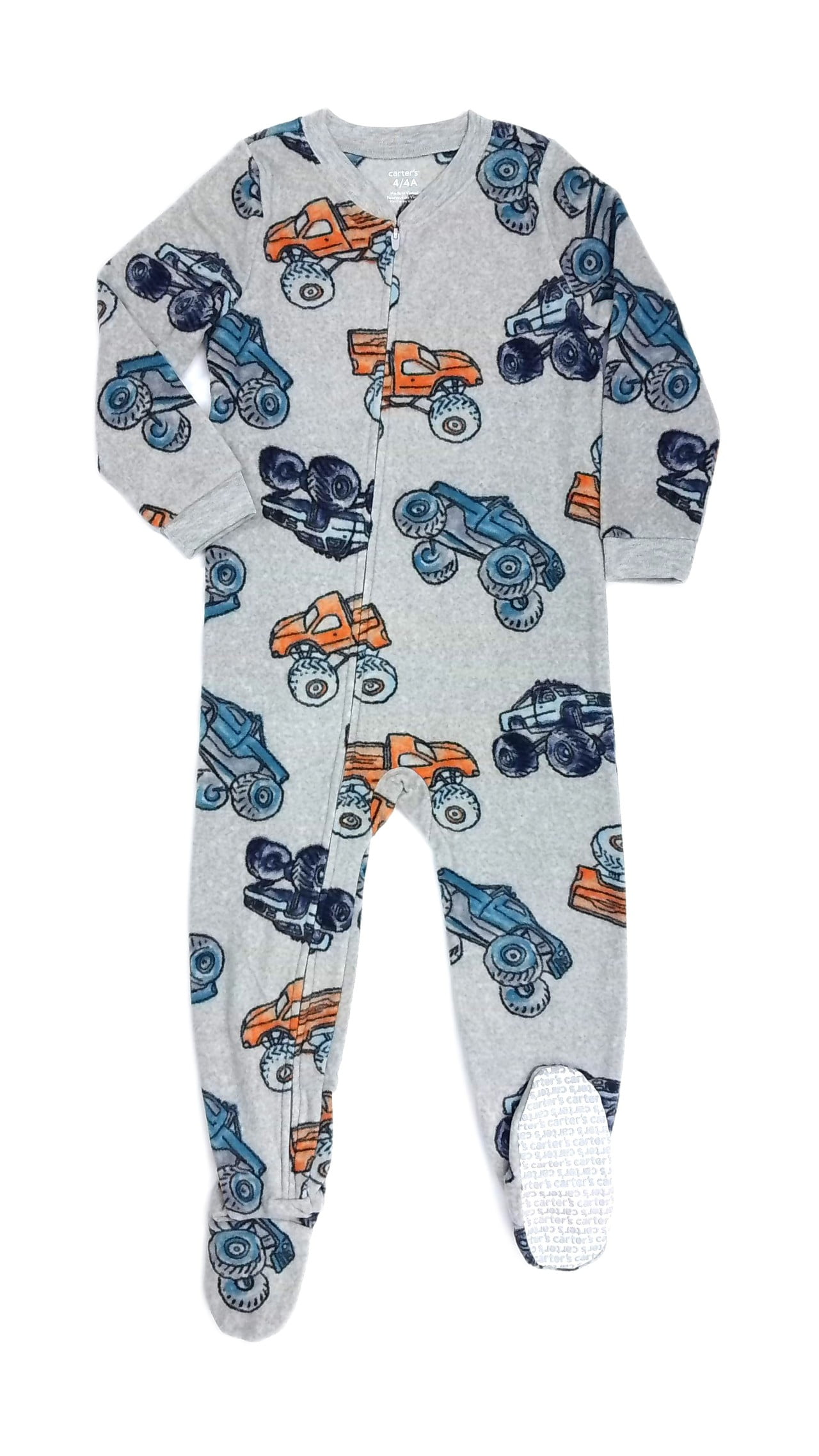 Fleece footed pajamas size 6 sale