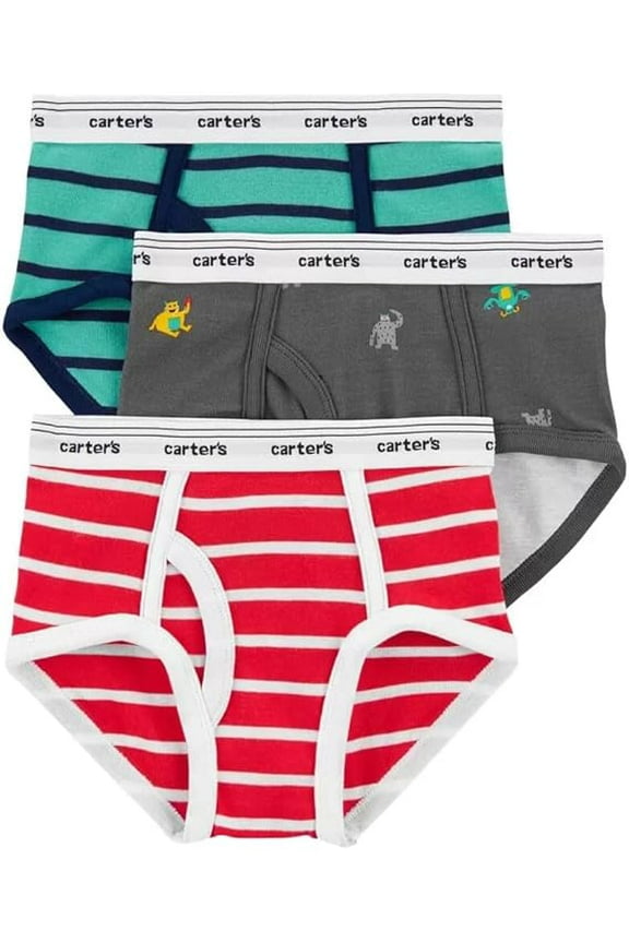 Boys' 3 Pack Cotton Briefs