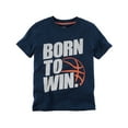thumbnail image 1 of Carter's Boys "Born to Win" Graphic Boy's Tee Shirt, Navy, 1 of 1