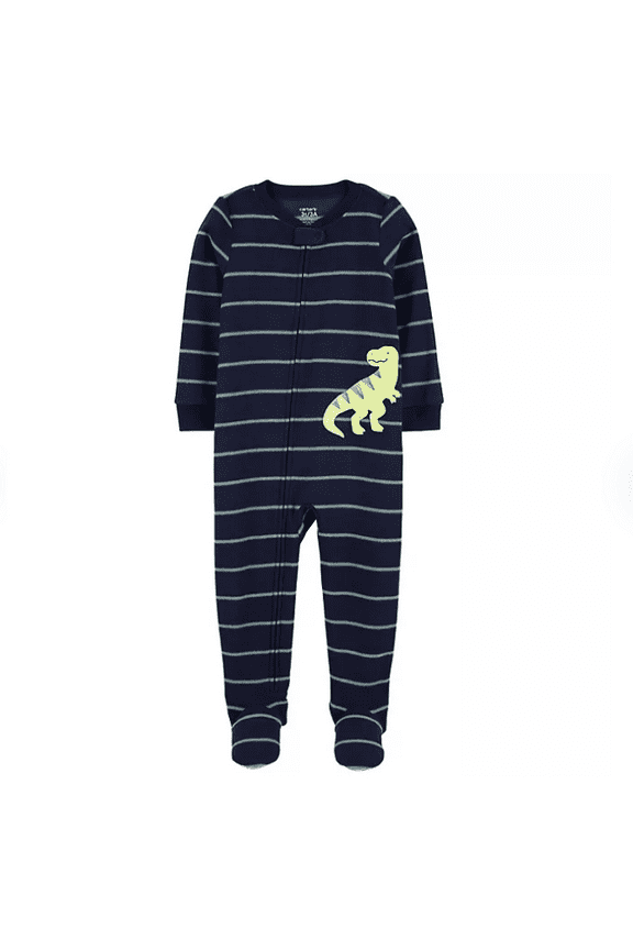 Boys Fleece Footie Pajamas (18M)