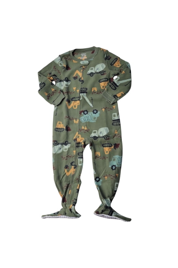 Boys Fleece Footie Pajamas (9M)