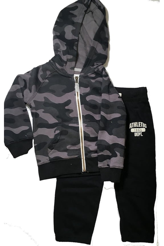 Boys Hooded pw - vc Set Camouflage, 18m
