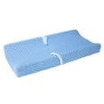 thumbnail image 1 of Carter's Changing Pad Cover Plush Velboa Bubble Dot - Blue, 1 of 11