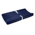 thumbnail image 1 of Carter's Changing Pad Cover Plush Velboa - Navy Stars, 1 of 7