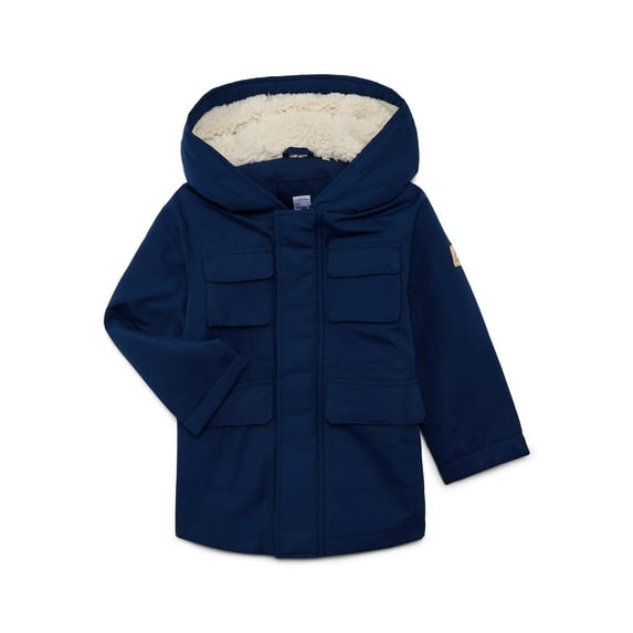 Carter's Child of Mine Toddler Plush- Lined Hooded Parka Jacket, Sizes 2T-5T