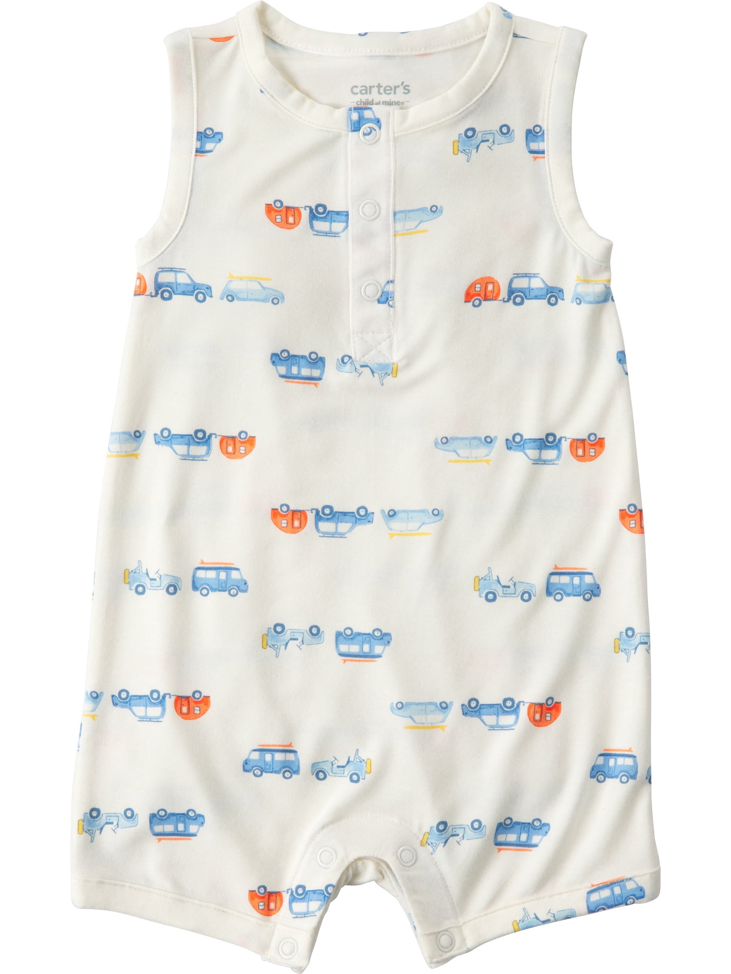 Carter's Child of Mine Baby Boy ComfySoft Romper, Sizes Preemie-18 Months